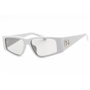 Dolce & Gabbana Women's Sunglasses - Light Grey Rectangular Frame | 0DG4453F 341887