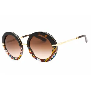 Dolce & Gabbana Women's Sunglasses - Top Havana-Handcart Round Frame | 0DG4393 327813