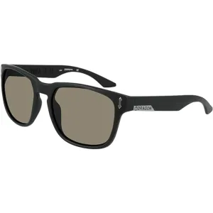 Dragon Men's Sunglasses - Matte Black Plastic Square Frame | DR MONARCH XL LL ION 17