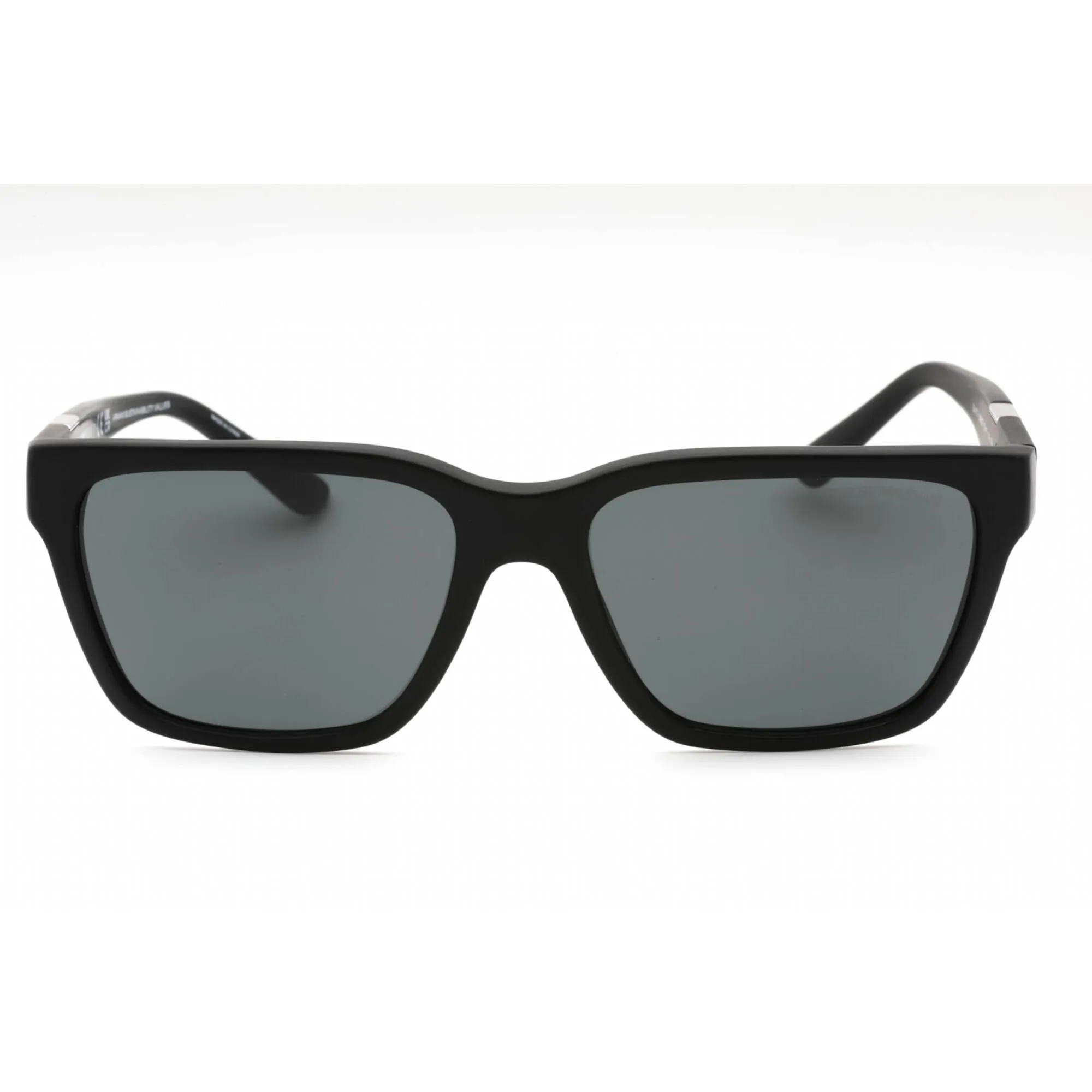 Emporio Armani Men's Sunglasses - Matte Black Rectangular Full Rim | 0EA4177 589887
