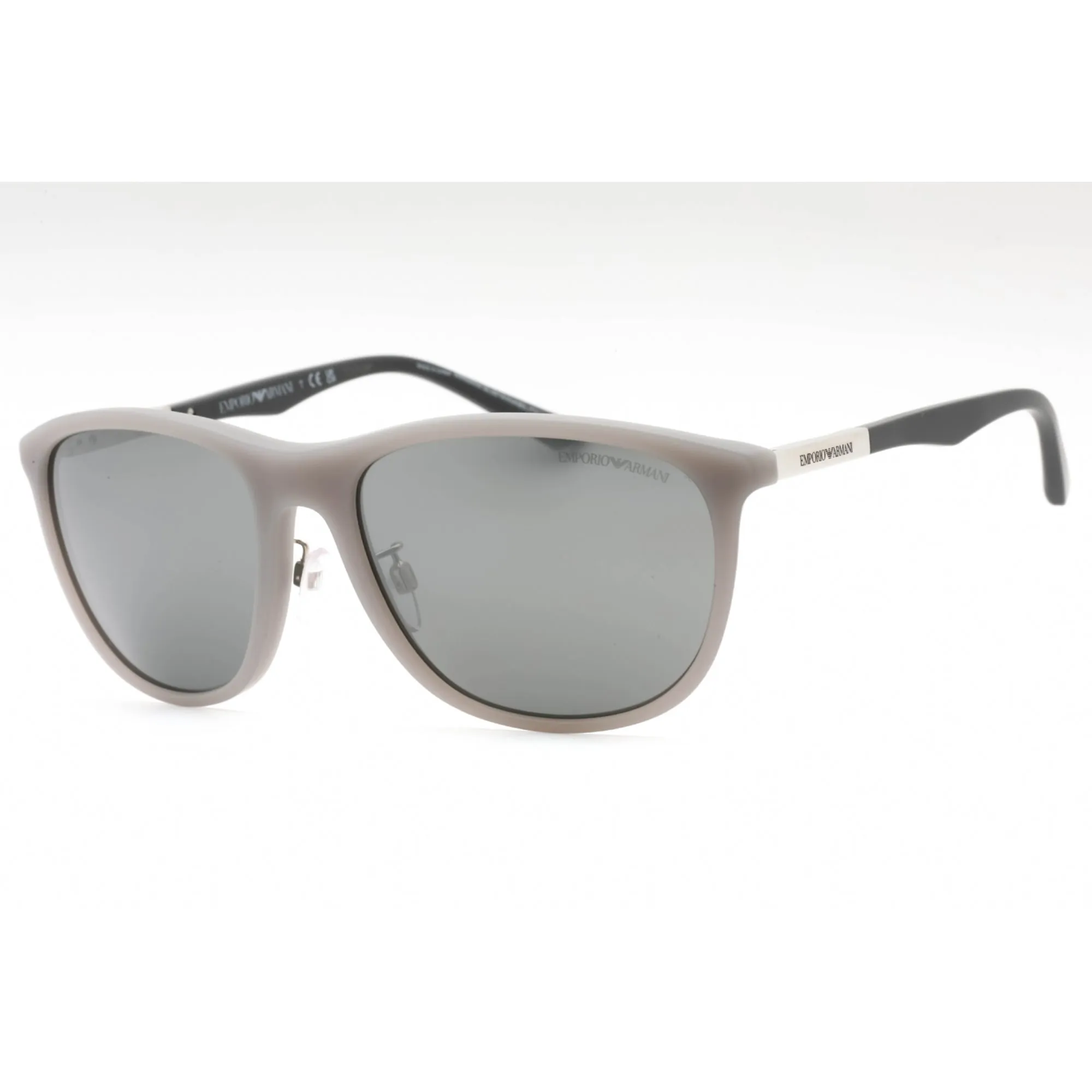 Emporio Armani Men's Sunglasses - Matte Grey Plastic Oval Frame | 0EA4201F 51266G