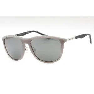 Emporio Armani Men's Sunglasses - Matte Grey Plastic Oval Frame | 0EA4201F 51266G