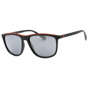 Emporio Armani Women's Sunglasses - Matte Black Plastic Full Rim | EA4109 50426G