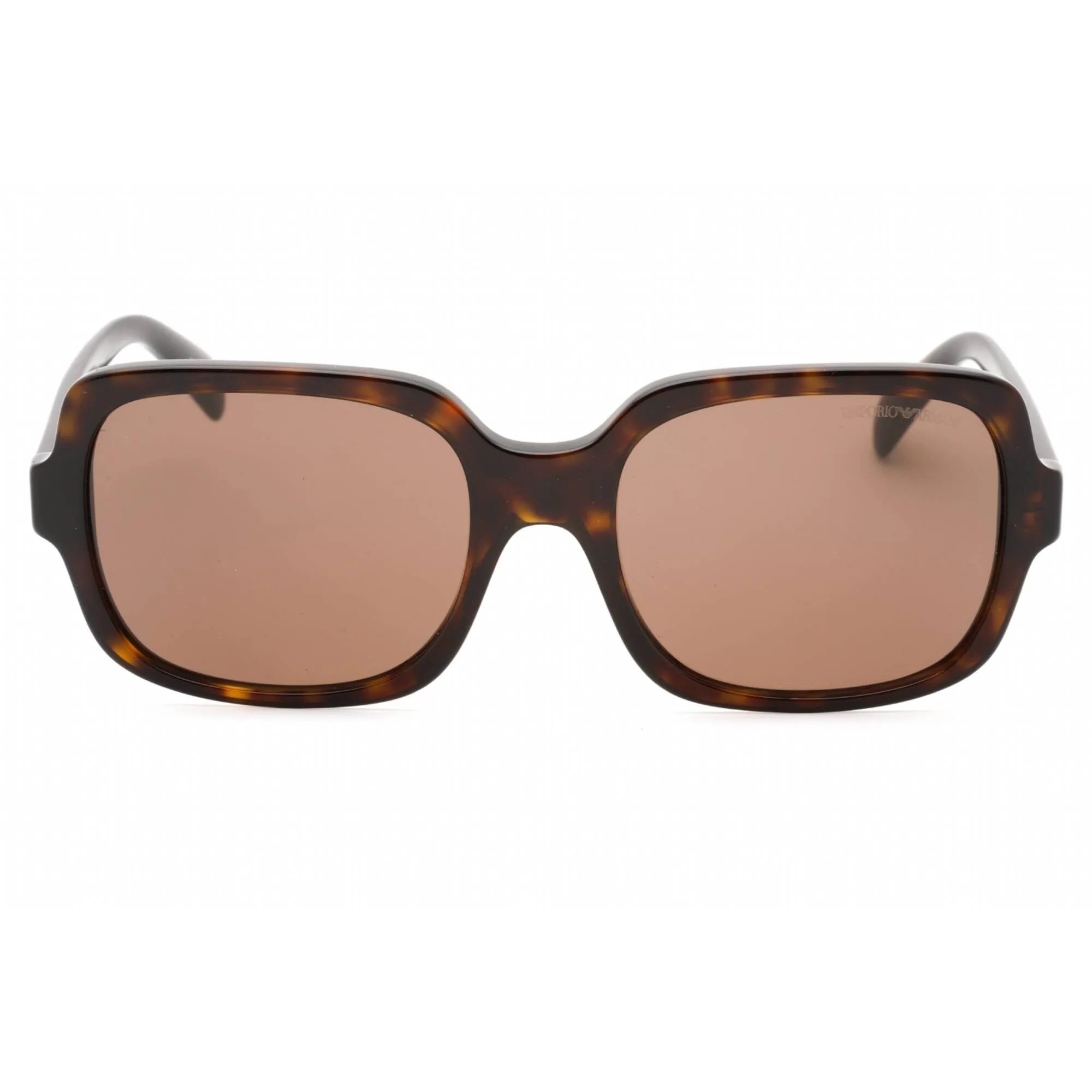 Emporio Armani Women's Sunglasses - Shiny Havana Square Full Rim | 0EA4195 502673