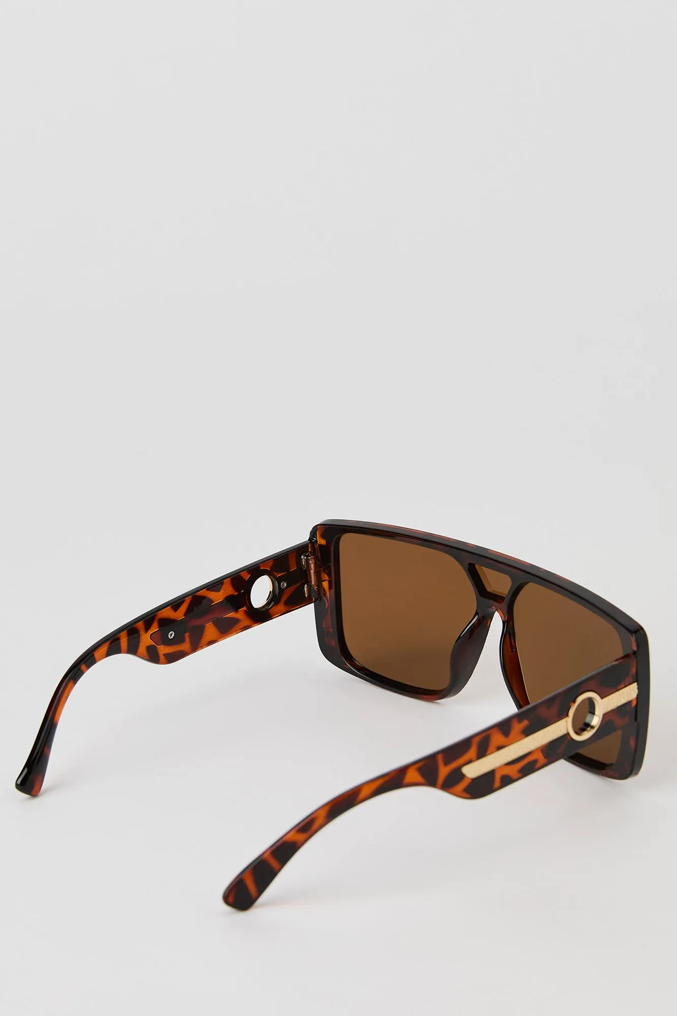 Flat Top Square Sunglasses