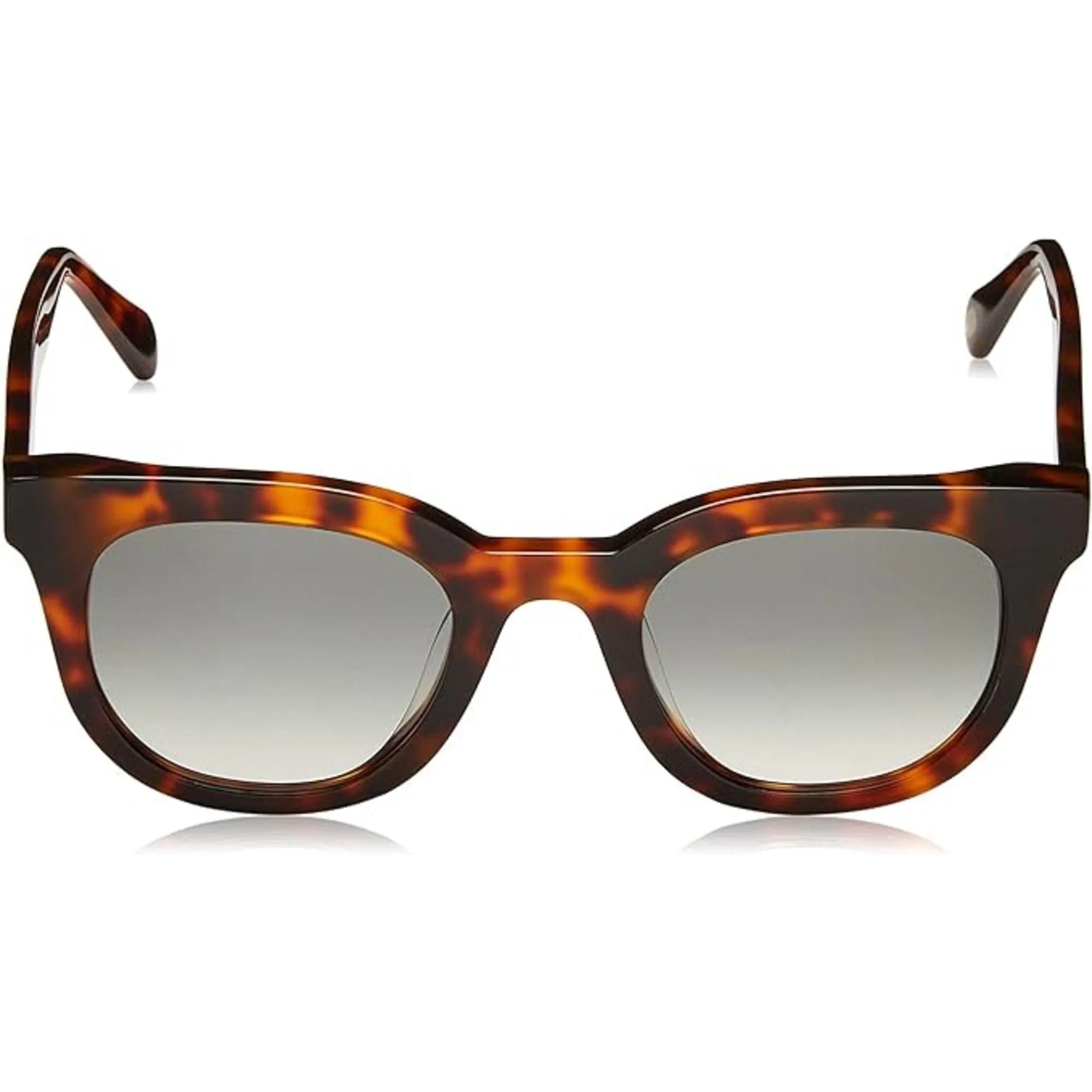 Fossil Unisex Sunglasses - Havana Square Frame Green Shaded Lens | FOSSIL FOS 2097/S S