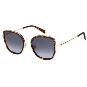 Fossil Unisex Sunglasses - Light Gold Frame Grey Shaded Lens | FOSSIL FOS 2104/G/S S