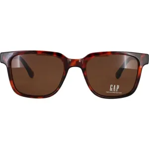 Gap Unisex Sunglasses - Havana Plastic Square Frame Brown Lens | GAP SGP405 HAV