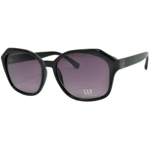 Gap Women's Sunglasses - Black Plastic Oversized Frame Brown Lens | GAP SGP406 BLA