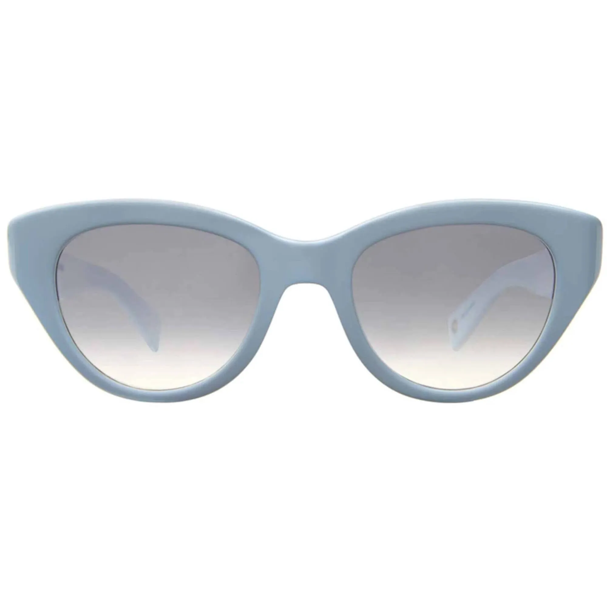 Garrett Leight Women's Sunglasses - Powder Blue Cat Eye Frame | DOTTIE POBLU/SFFOG