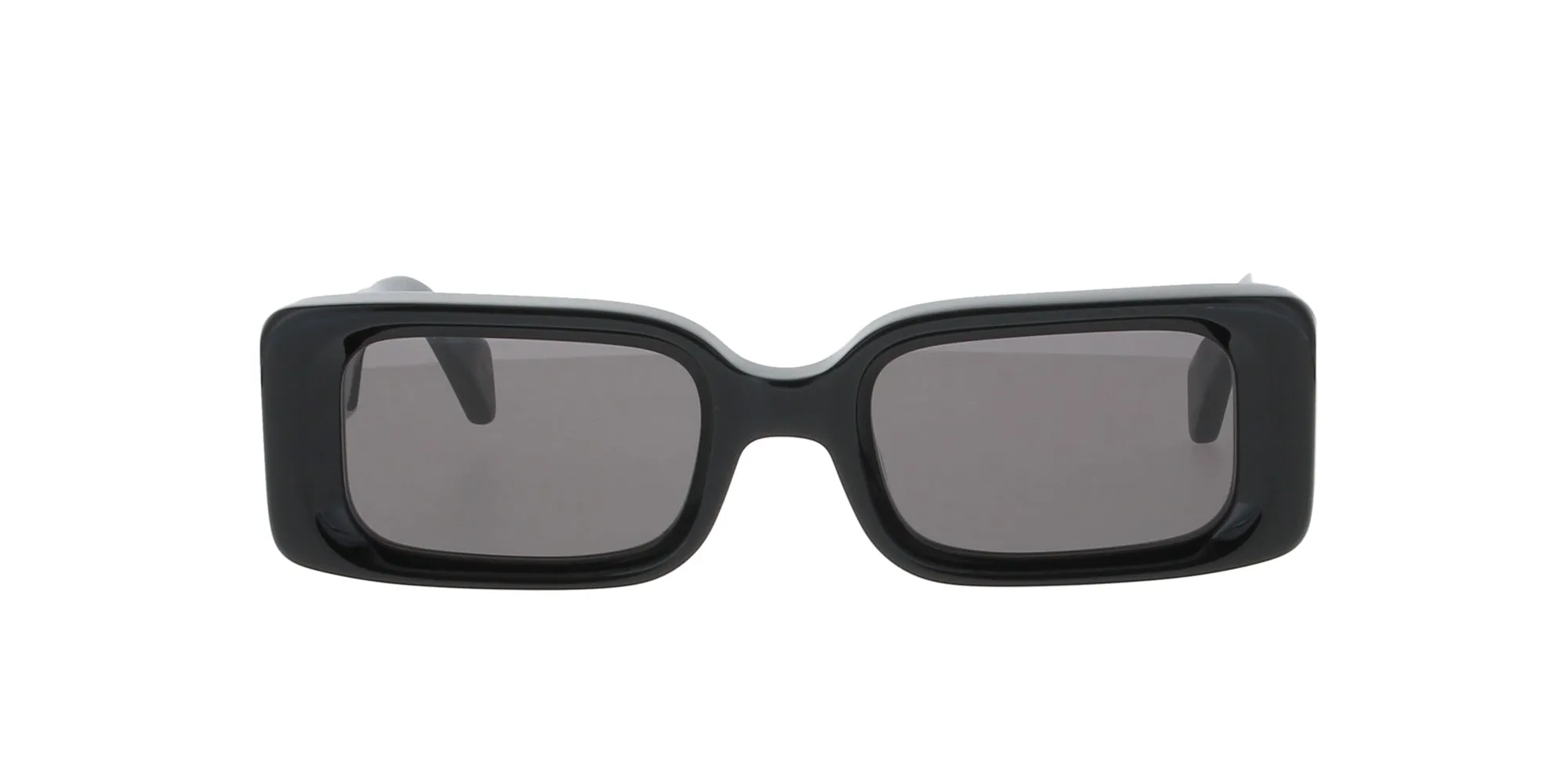 Glossy Black Rectangle Handmade Kaleos Sunglasses