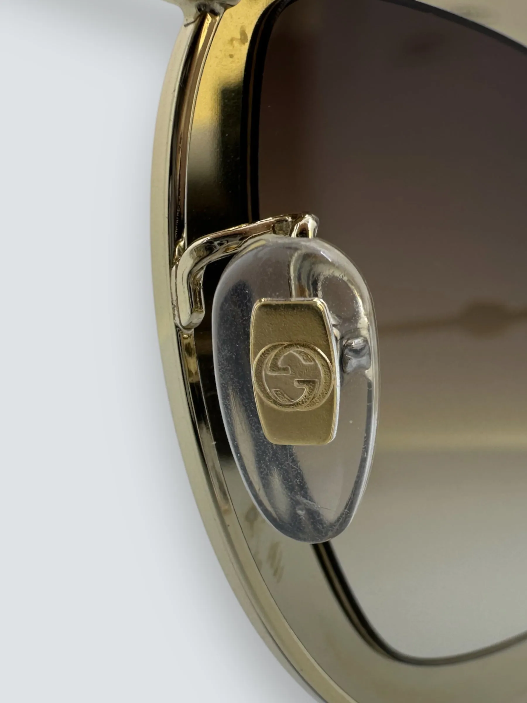 Gucci Goldtone Sunglasses