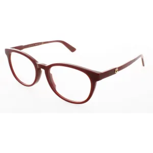 Gucci Women's Eyeglasses - Burgundy Acetate Square Frame Demo Lens | GG0866OA 006