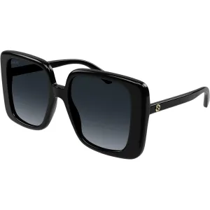 Gucci Women's Sunglasses - Black Acetate Butterfly Shape Frame Grey Lens | GG1314S 001