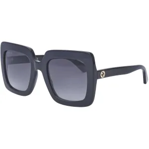 Gucci Women's Sunglasses - Full Rim Black Acetate Square Shape Frame | GG0328S 001