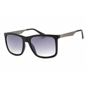 Guess Factory Men's Sunglasses - Matte Black Frame Gradient Smoke Lens | GF0171 02B