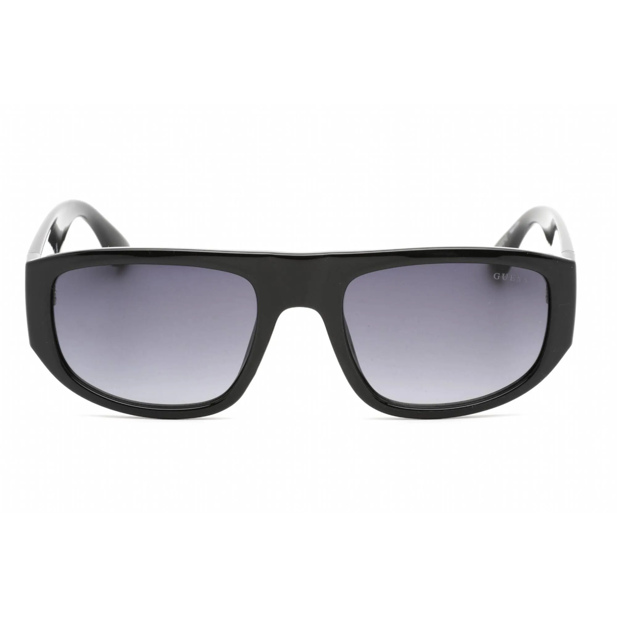 Guess Factory Men's Sunglasses - Shiny Black Plastic Rectangular Frame | GF5107 01B