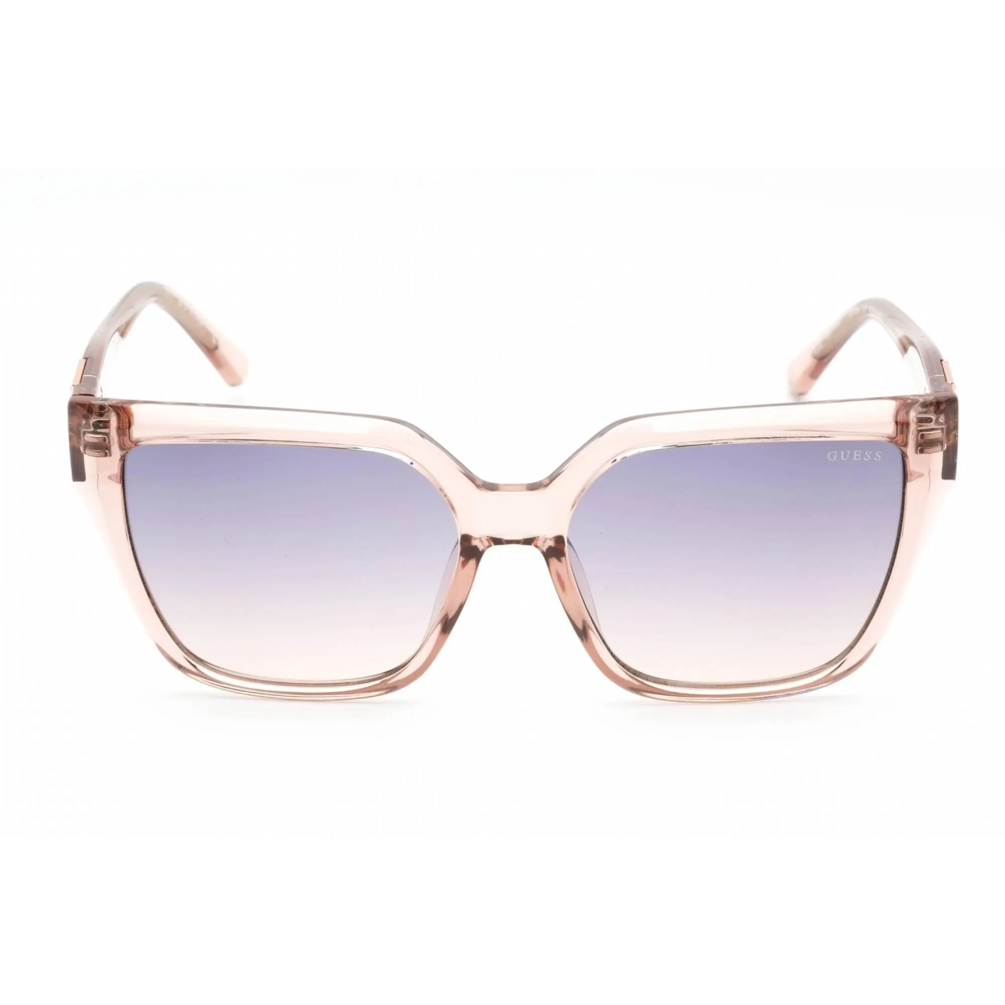 Guess Factory Women's Sunglasses - Full Rim Shiny Pink Plastic Square | GF6184 72W