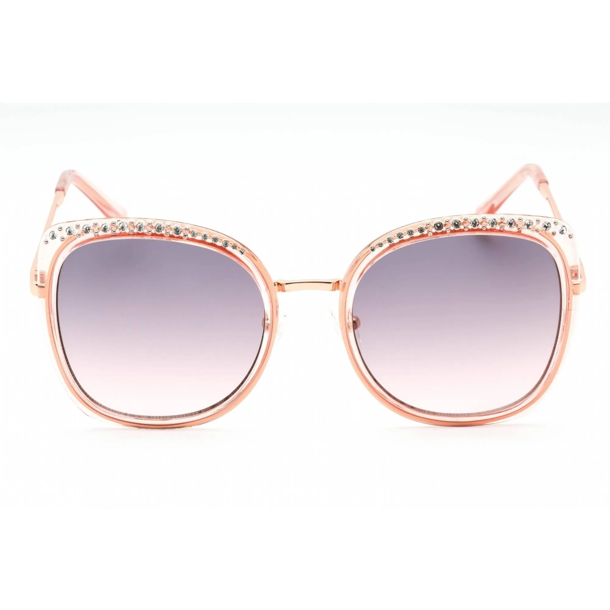 Guess Factory Women's Sunglasses - Gradient Bordeaux Lens Metal Frame | GF0381 72T