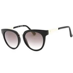 Guess Factory Women's Sunglasses - Shiny Black Full Rim Cat Eye Frame | GF0309 01C