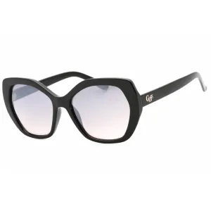 Guess Factory Women's Sunglasses - Shiny Black Full Rim Cat Eye Frame | GF0390 01U