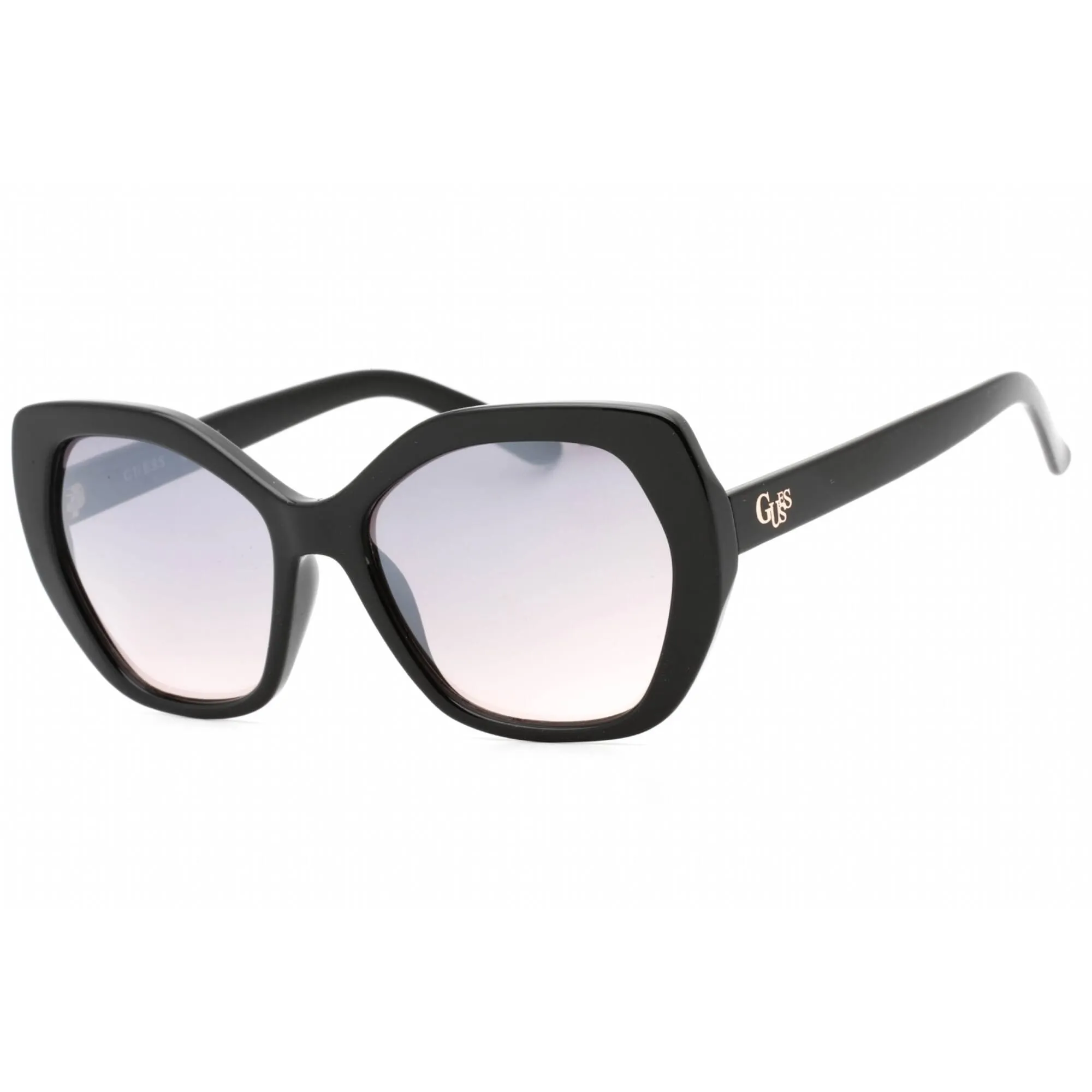 Guess Factory Women's Sunglasses - Shiny Black Full Rim Cat Eye Frame | GF0390 01U