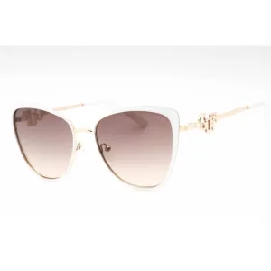 Guess Factory Women's Sunglasses - White Metal Butterfly Full Rim Frame | GF6141 21F