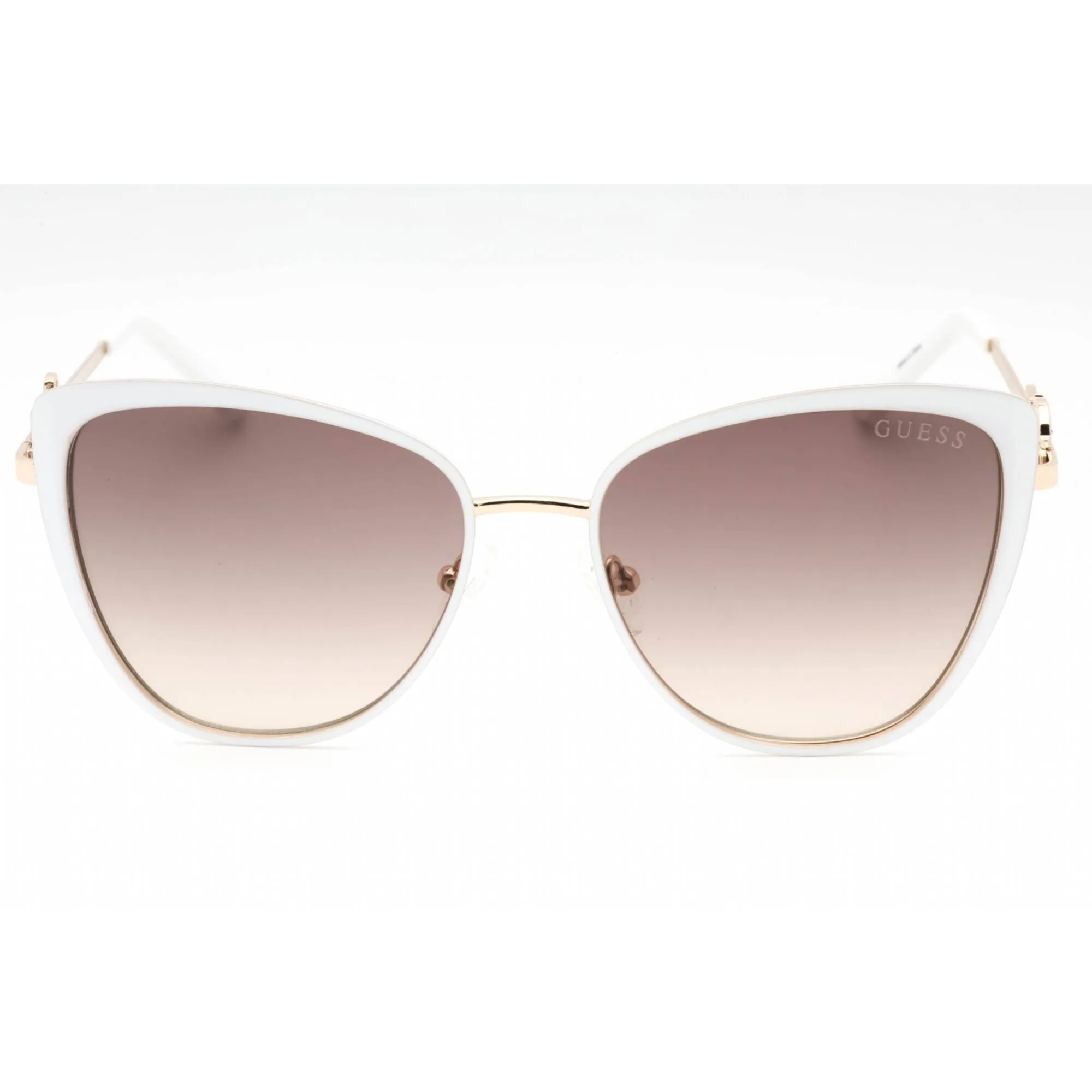 Guess Factory Women's Sunglasses - White Metal Butterfly Full Rim Frame | GF6141 21F