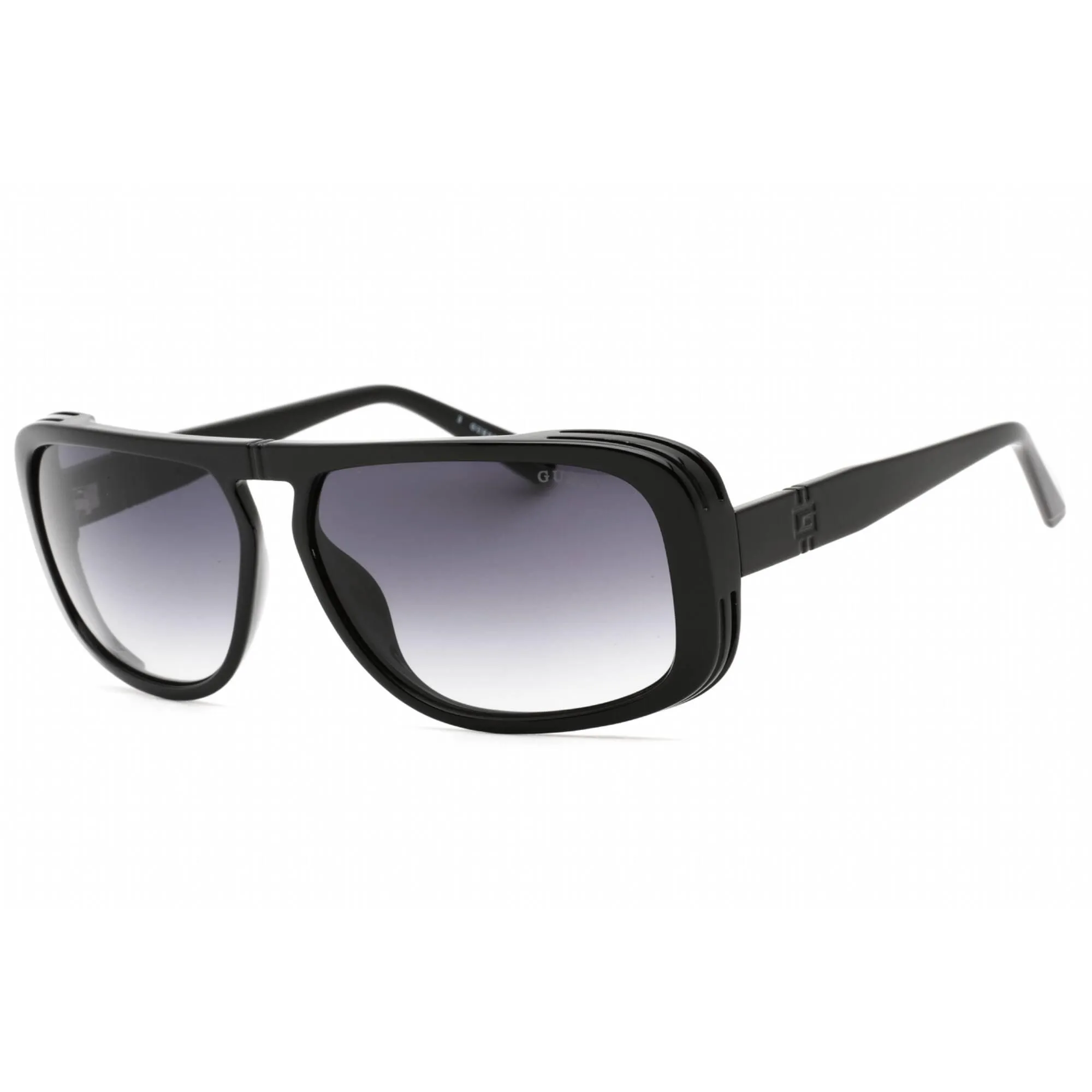Guess Men's Sunglasses - Full Rim Shiny Black Injected Propionate Frame | GU00082 01B