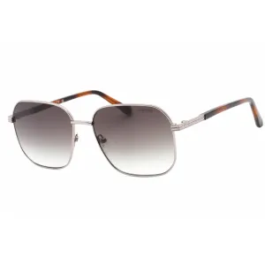 Guess Men's Sunglasses - Full Rim Shiny Gunmetal Metal Square Frame | GU00051 08P