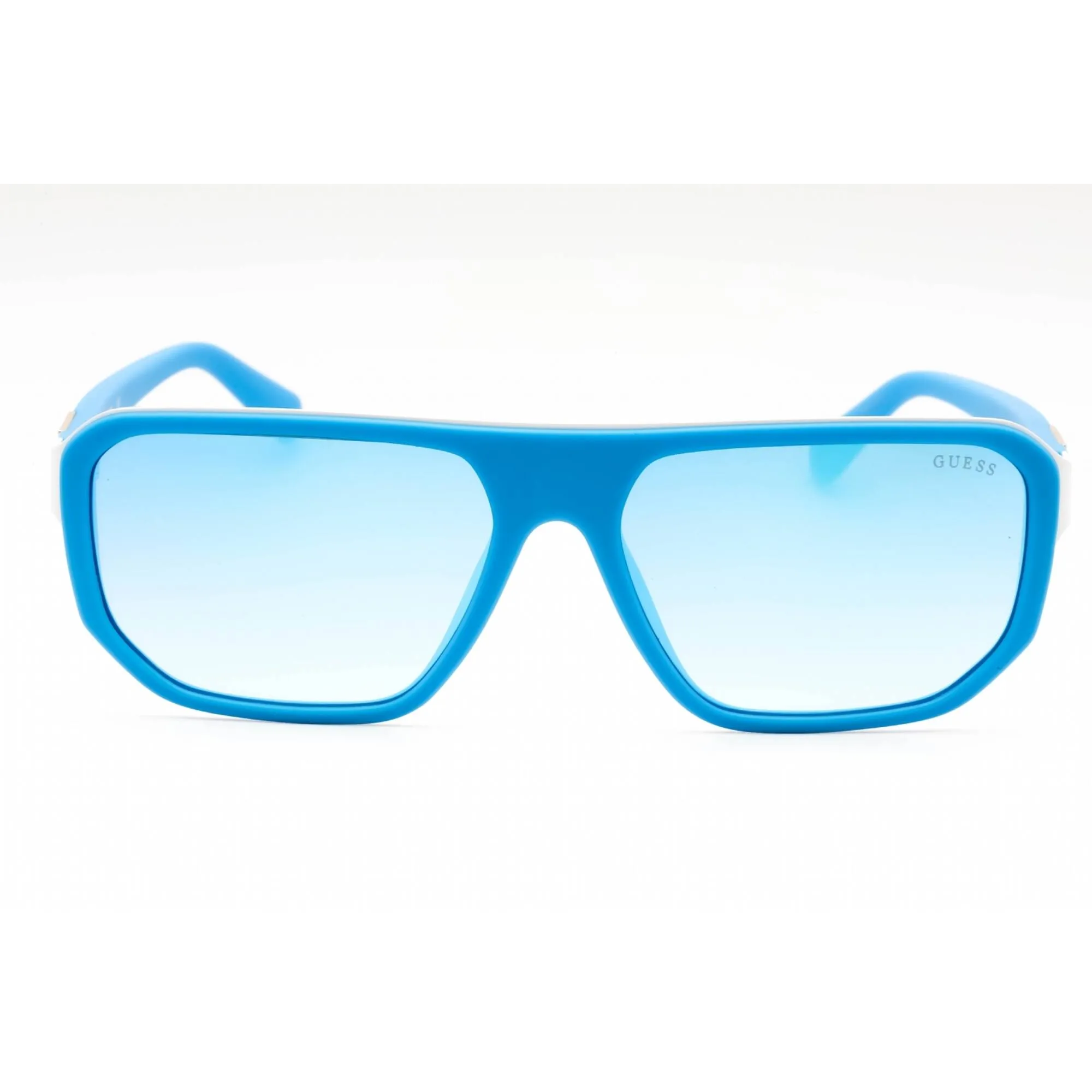 Guess Men's Sunglasses - Matte Blue Injected Propionate Square Frame | GU00124 91X