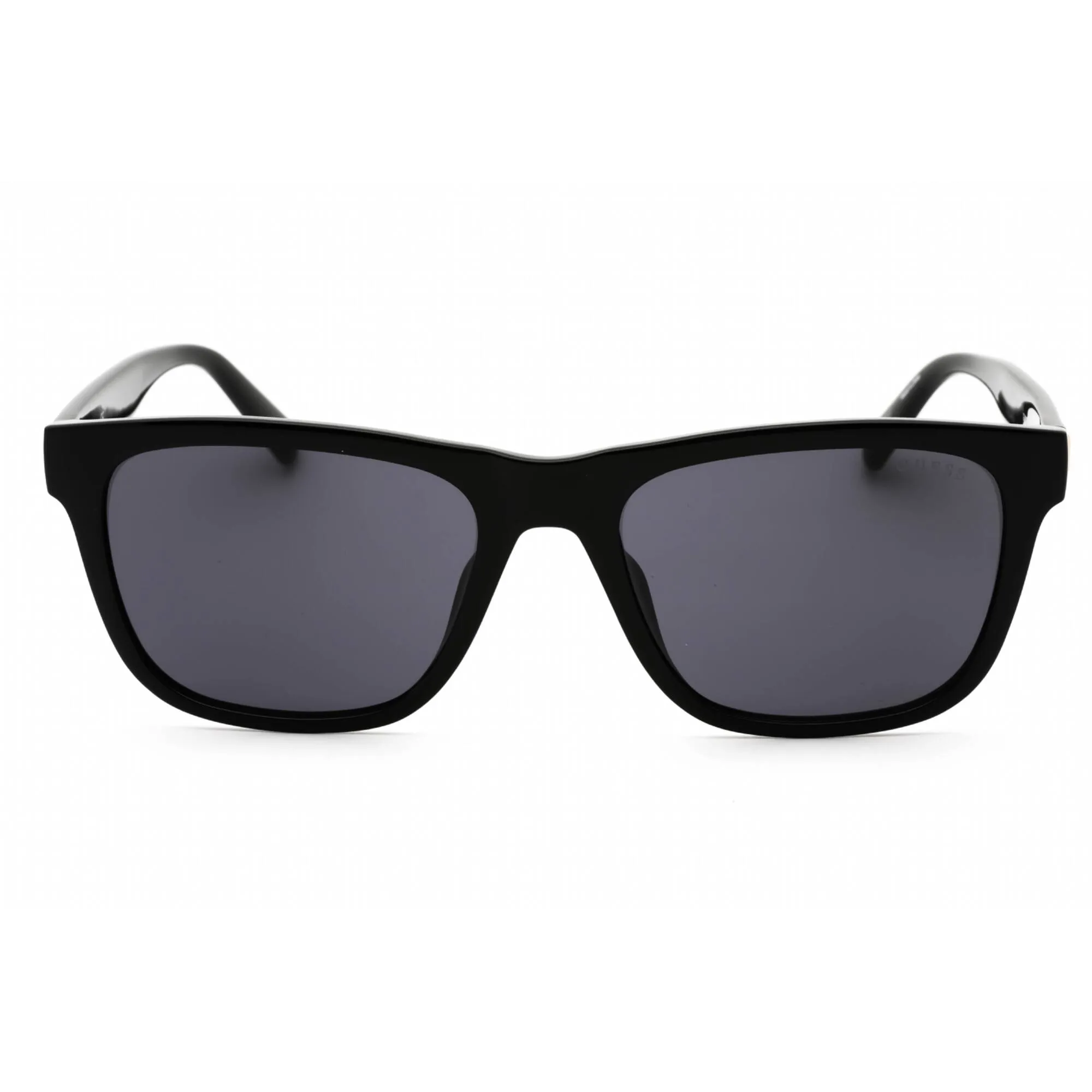 Guess Men's Sunglasses - Shiny Black Rectangular Plastic Full Rim Frame | GU6971 01A