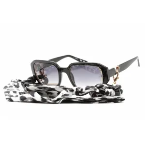 Guess Women's Sunglasses - Full Rim Shiny Black Rectangular Shape, 53 mm | GU7817 01B