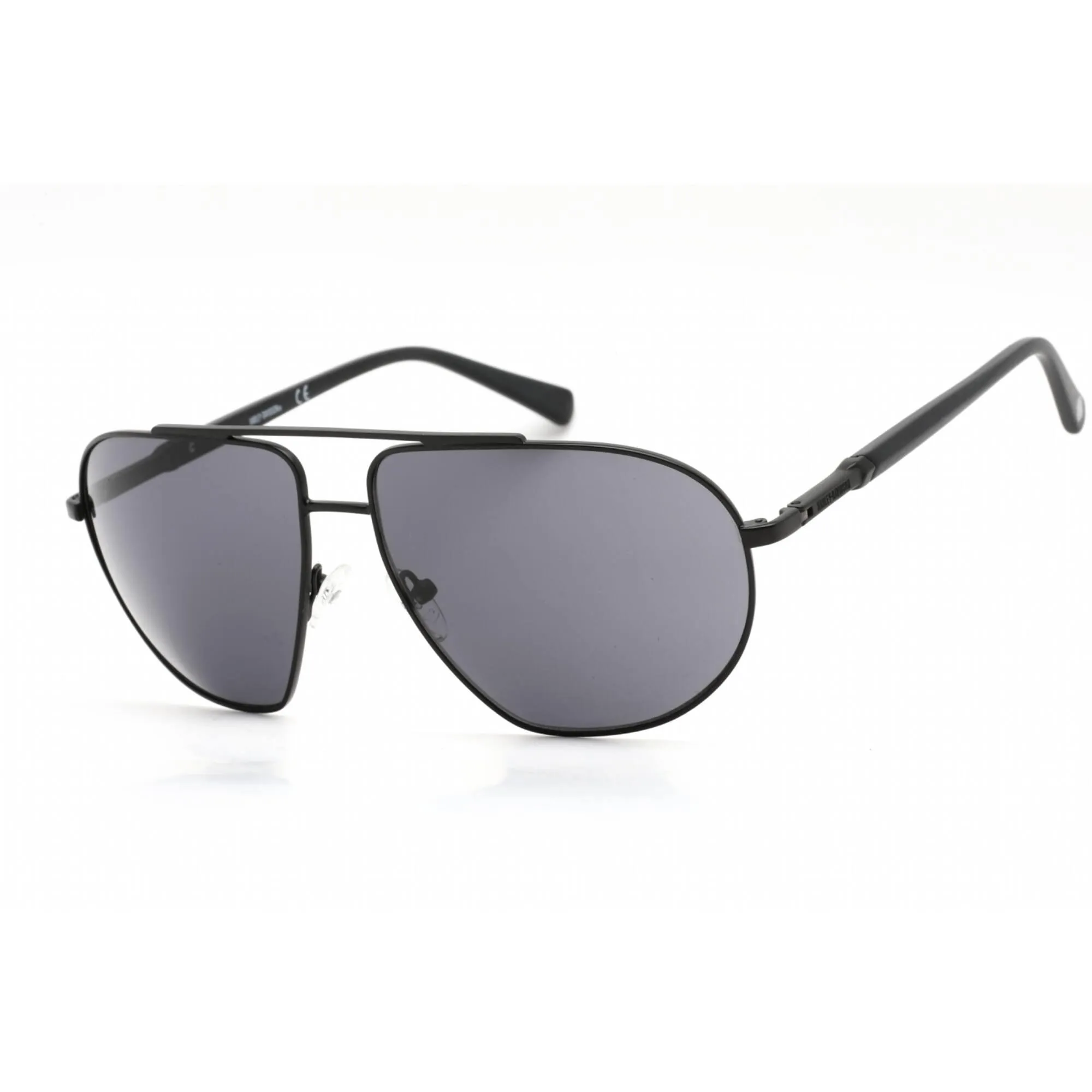 Harley Davidson Men's Sunglasses - Matte Black Metal Frame Smoke Lens | HD0950X 02A