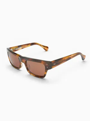 Hideo Sunglasses Orange Strokes