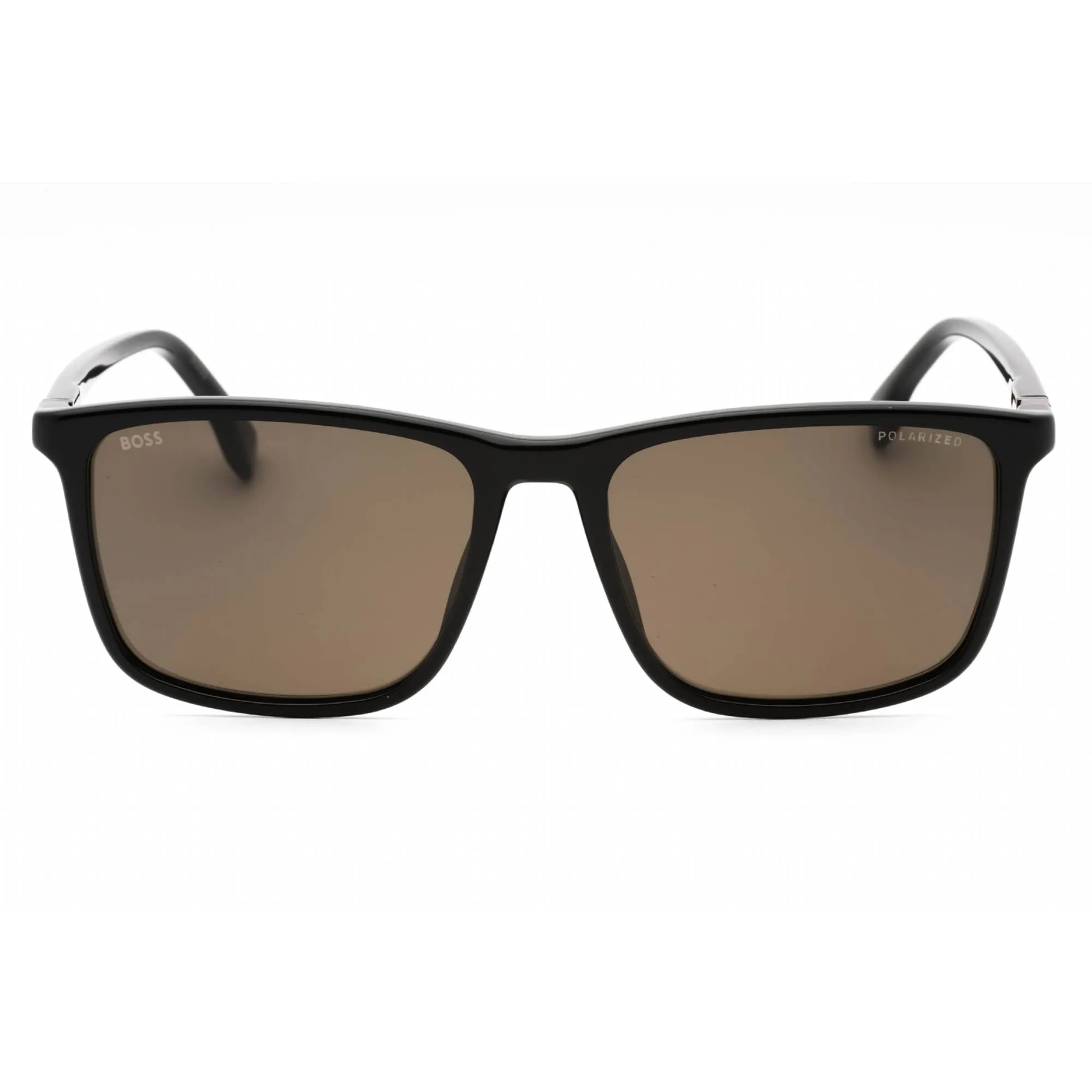 Hugo Boss Men's Sunglasses - Black Rectangular Full Rim Frame | BOSS 1434/S 0807 SP