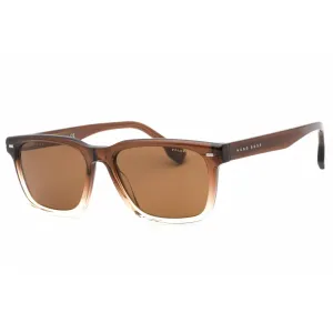 Hugo Boss Men's Sunglasses - Brown Beige Rectangular Frame | BOSS 1352/U/S 00MY SP