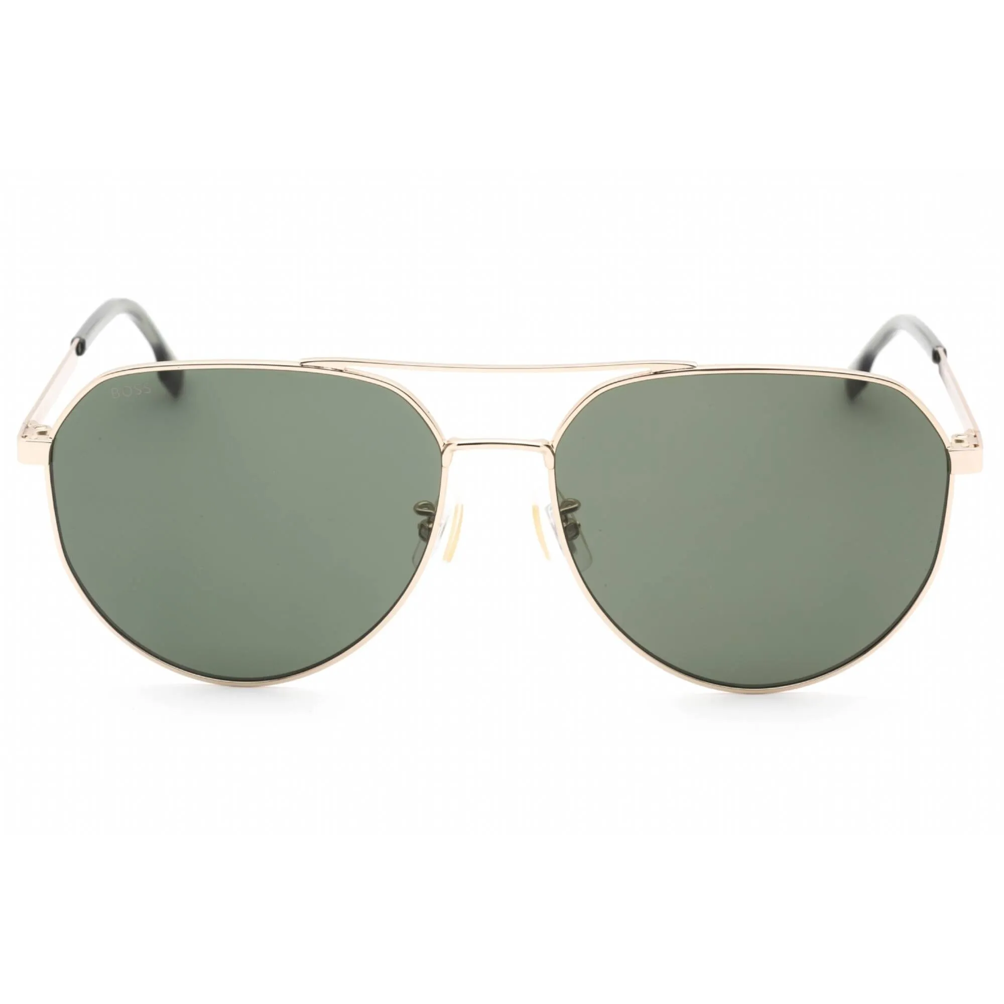 Hugo Boss Men's Sunglasses - Gold Pilot Frame Green Lens | BOSS 1473/F/SK 0J5G QT