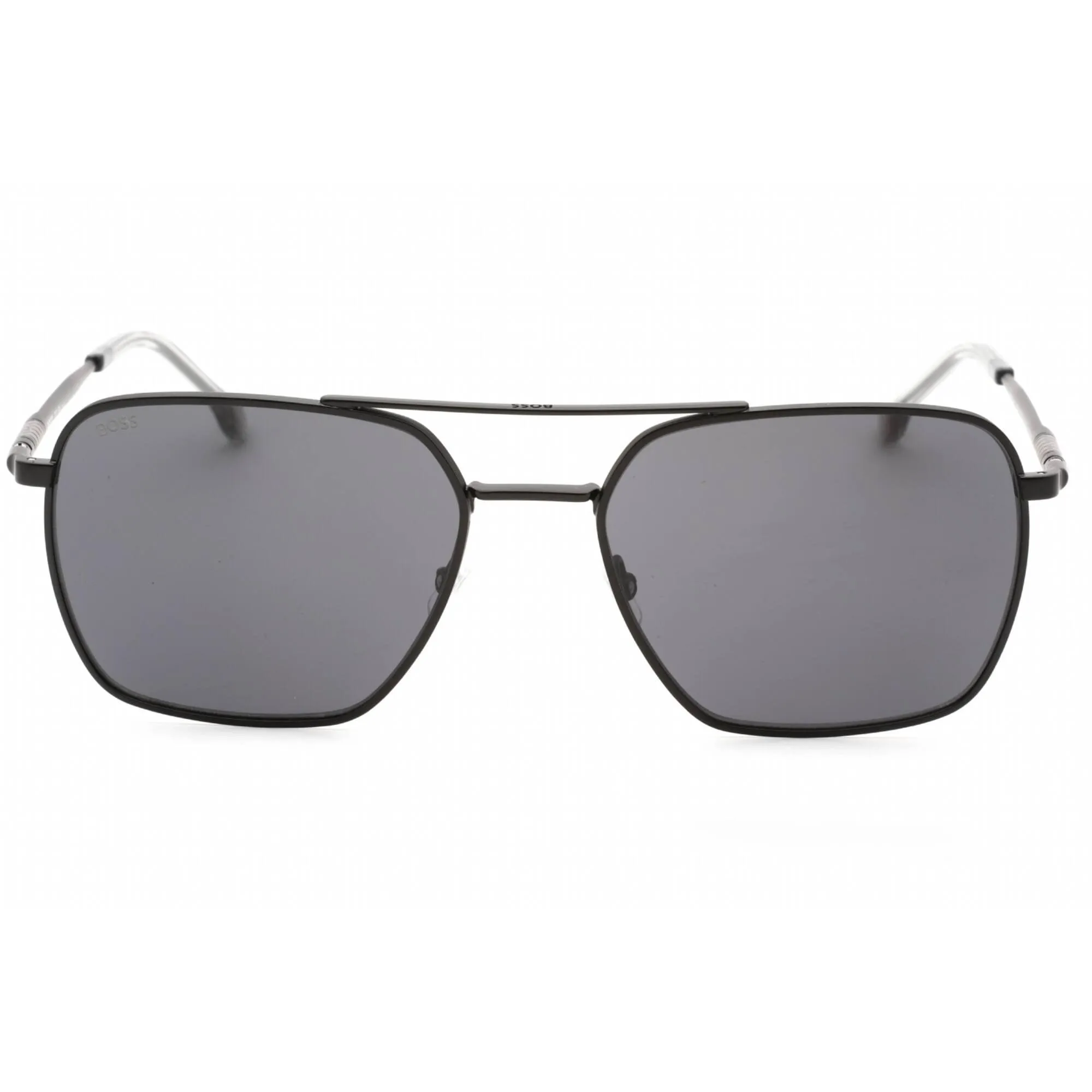 Hugo Boss Men's Sunglasses - Matte Black Metal Full Rim Frame | BOSS 1414/S 0003 IR
