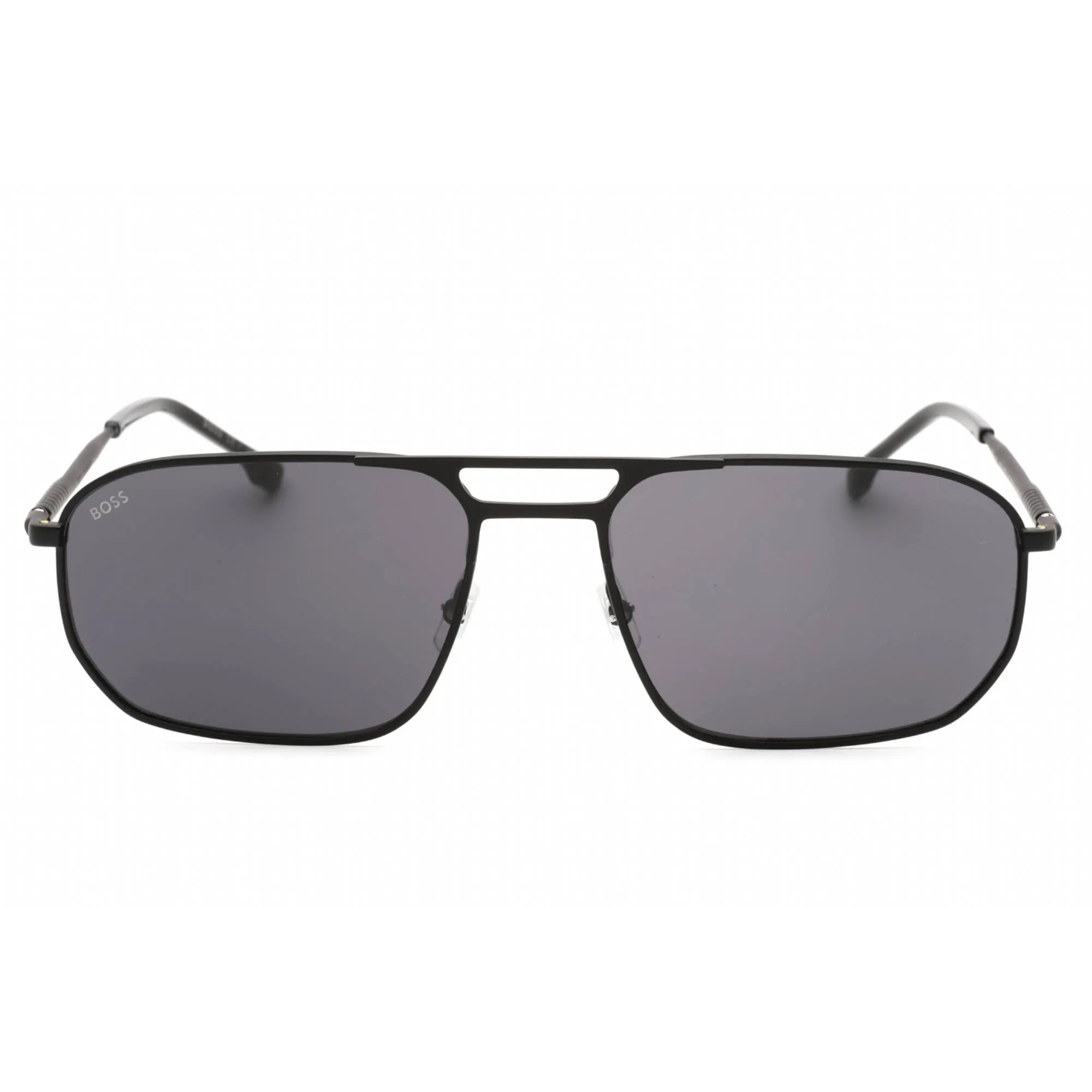 Hugo Boss Men's Sunglasses - Matte Black Metal Full Rim Frame | BOSS 1446/S 0003 2K