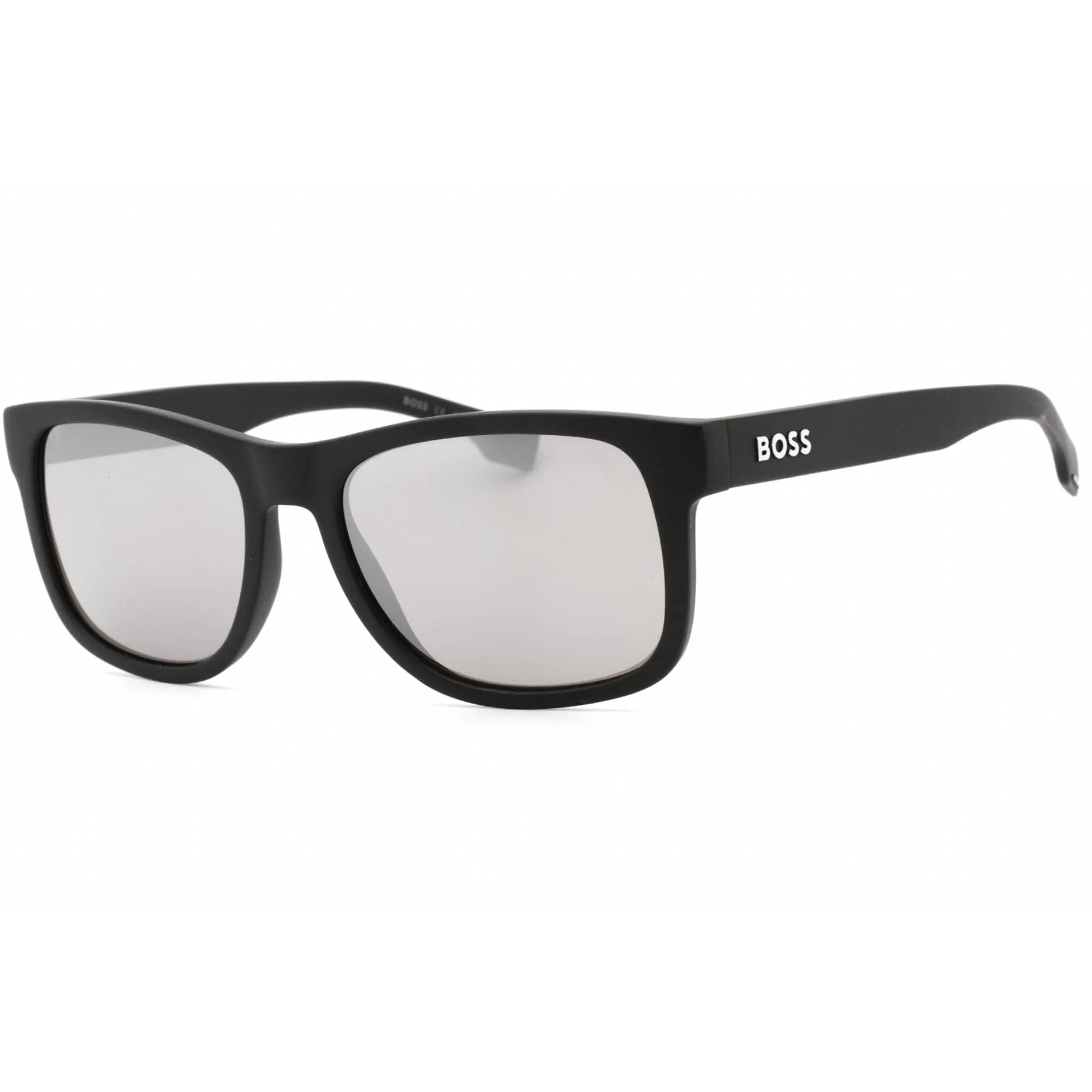 Hugo Boss Men's Sunglasses - Matte Black Rectangular Frame | BOSS 1568/S 0003 T4