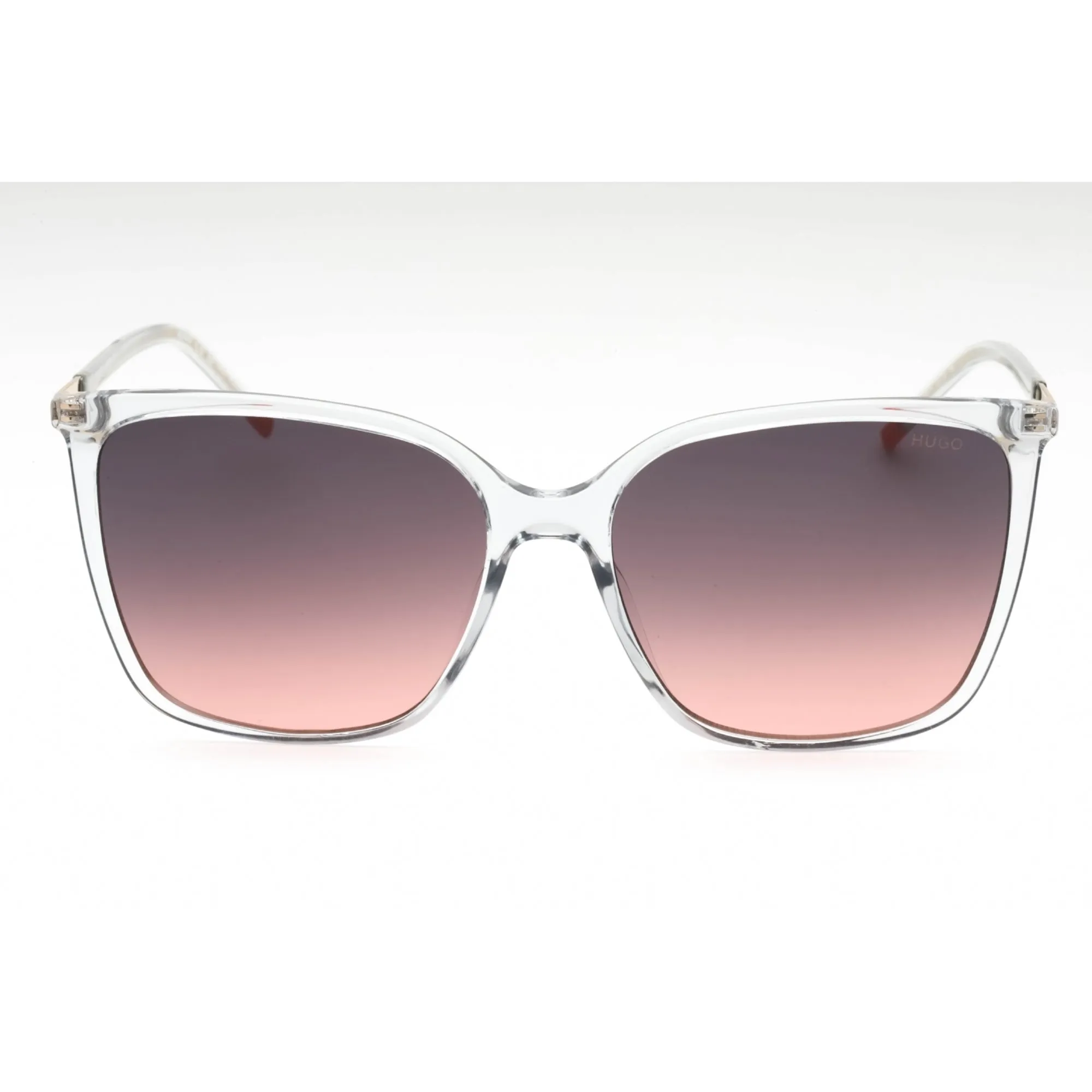 Hugo Women's Sunglasses - Grey Acetate/Metal Cat Eye Frame | HG 1275/S 0KB7 FF