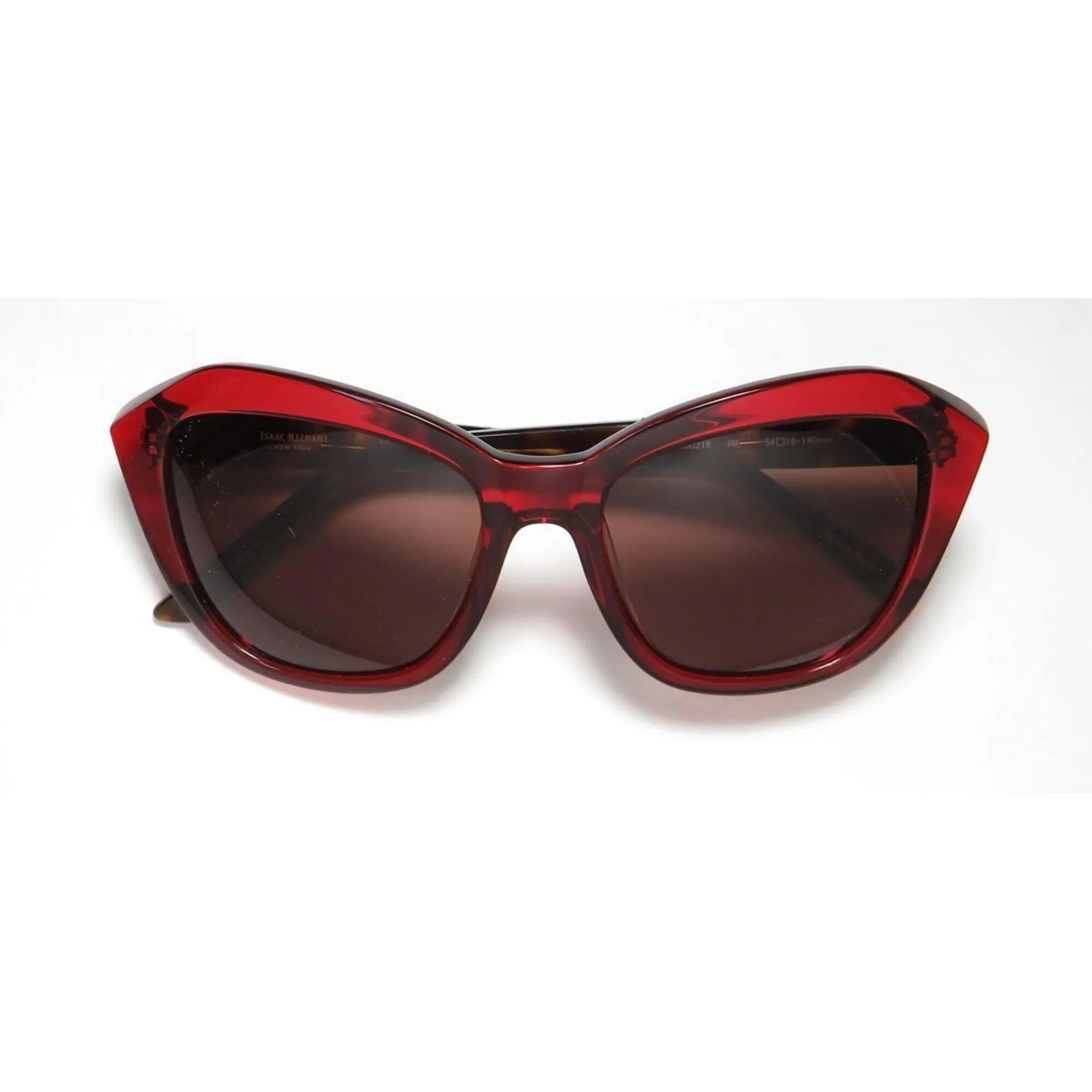 Isaac Mizrahi Women's Sunglasses - Red Plastic Cat Eye Frame | ISAAC MIZRAHI 30218 RE