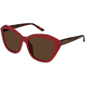 Isaac Mizrahi Women's Sunglasses - Red Plastic Cat Eye Frame | ISAAC MIZRAHI 30218 RE