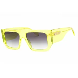 Just Cavalli Women's Sunglasses - Shiny Transparent Green Square Frame | SJC022 0998