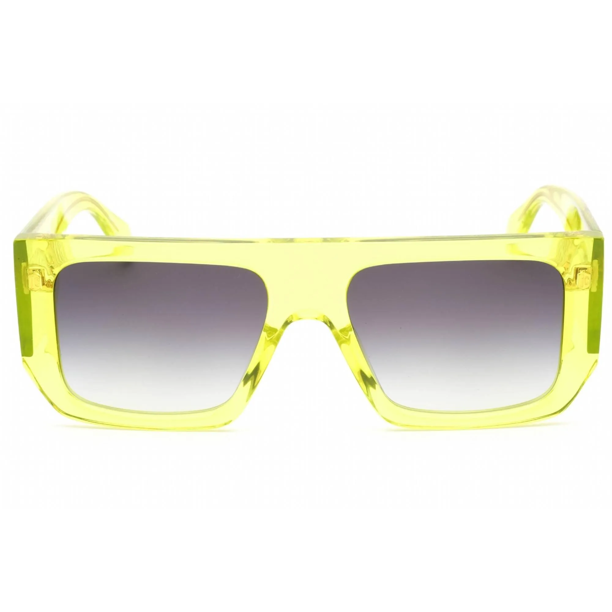 Just Cavalli Women's Sunglasses - Shiny Transparent Green Square Frame | SJC022 0998