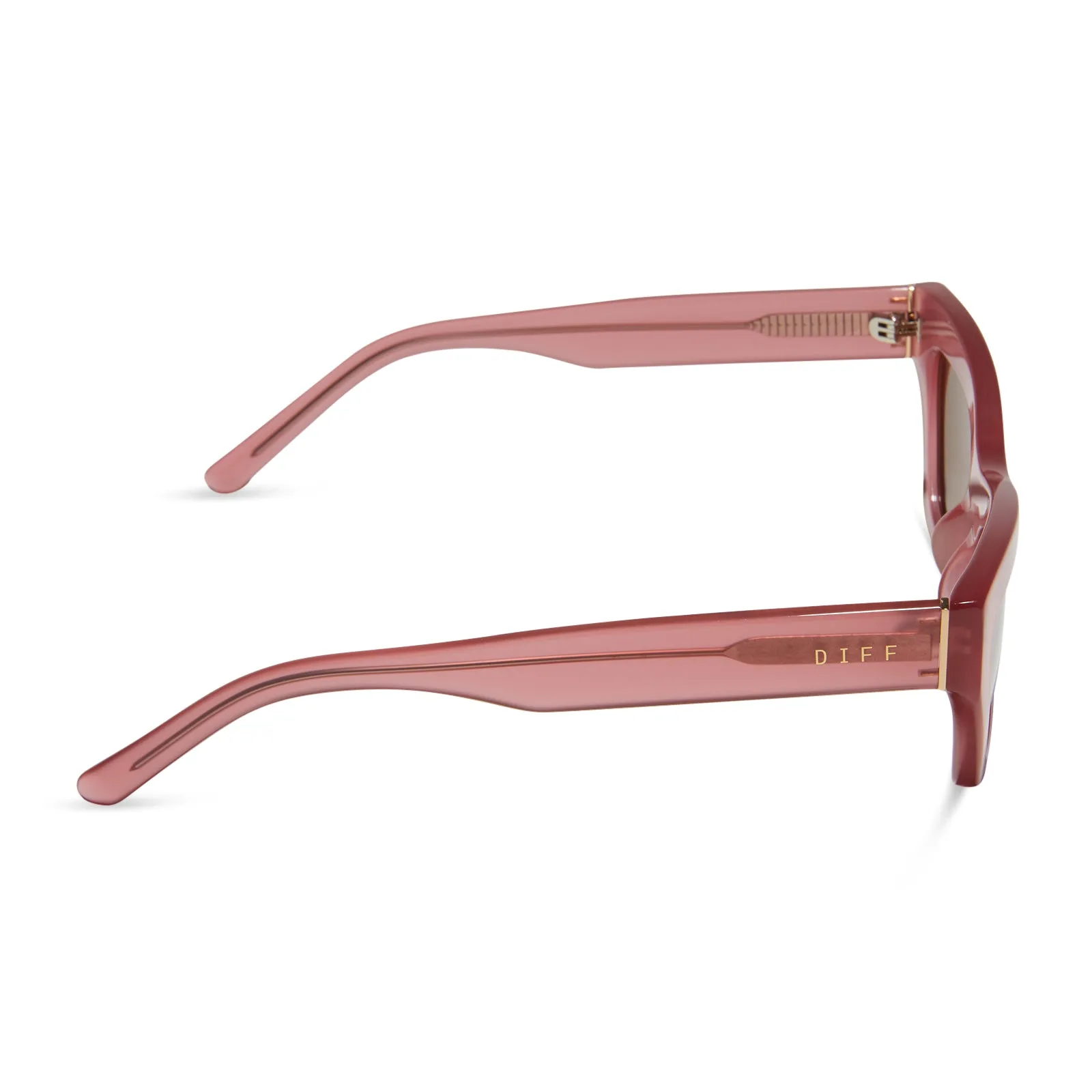 KATARINA - GUAVA   BROWN SUNGLASSES