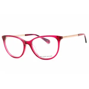 Kate Spade Women's Eyeglasses - Cherry Plastic/Metal Cat Eye Frame | KIMBERLEE 08CQ 00