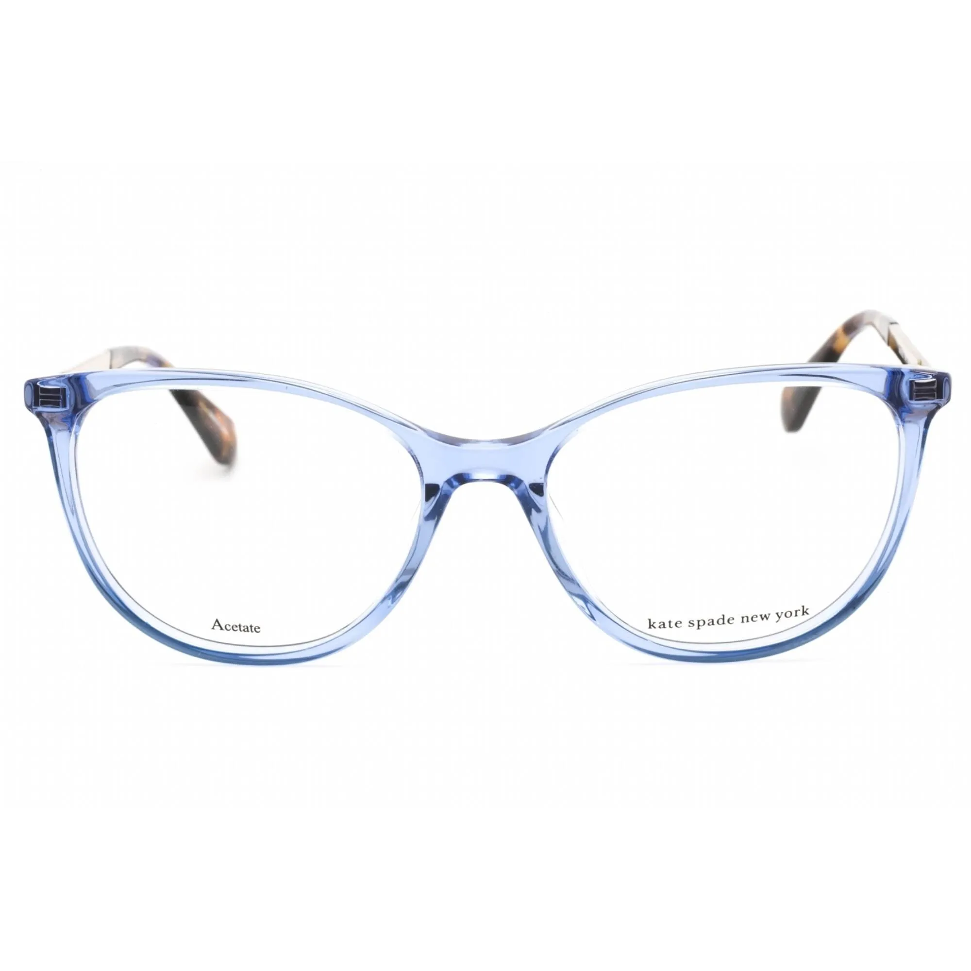 Kate Spade Women's Eyeglasses - Clear Demo Lens Blue Cat Eye Frame | KIMBERLEE 0PJP 00