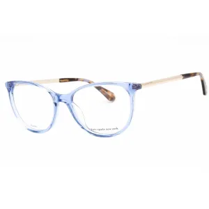 Kate Spade Women's Eyeglasses - Clear Demo Lens Blue Cat Eye Frame | KIMBERLEE 0PJP 00